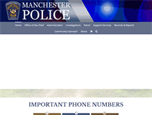 Tablet Screenshot of manchesterpolicenj.com